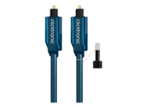 ClickTronic 1m Toslink Opto-Set, Toslink, Hanstik, TOSLINK, Hanstik, 1 m, Blå