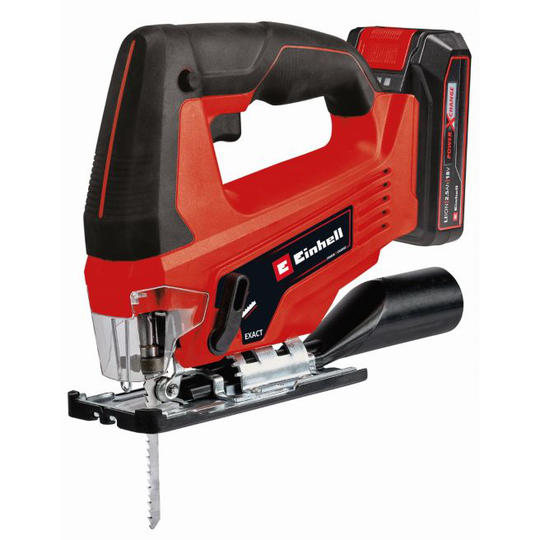 Einhell TC-JS 18 Li akku stiksav 1x18V/2,5Ah batteri og lader.