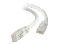 C2G Cat5e Booted Unshielded (UTP) Network Patch Cable - Patchkabel - RJ-45 (han) til RJ-45 (han) - 1 m - UTP - CAT 5e - formet, knastfri, strenget -