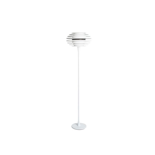 Belid Ellipse hvid/krom - Gulvlampe