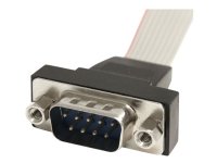 StarTech.com 16in 9 Pin Serial Male to 10 Pin Motherboard Header Panel Mount Cable - motherboard to RS232 (PNL9M16) - Serielt kabel - DB-9 (han) til
