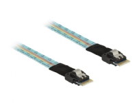 Delock - SAS internt kabel - SAS 24Gbit/s - 4i Slim SAS (han) til 4i Slim SAS (han) - 50 cm