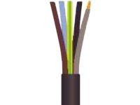 Pkaj 5G1,5mm2 sort 50m rg - Plastkappeledning PKAJ 5G1,5mm2 sort 50m rg halogenfri