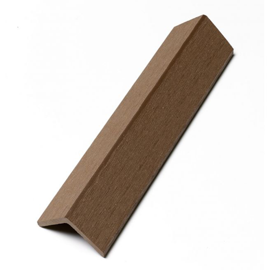 Wimex Vinkelliste, WPC 38 x 38 x 2200 Red Længde 2200 mm
