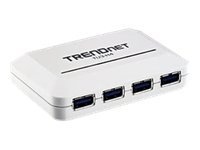 TRENDnet TU3 H4 - Hub - 4 x SuperSpeed USB 3.0 - desktop
