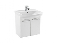 IFØ Ifö Cera sæt håndvask med underskab, to låger: hvid , hvid / lakeret mat, B=50cm, H=68.5cm, T=43cm, Hanehul=Midtpå, Overløb=Synlig