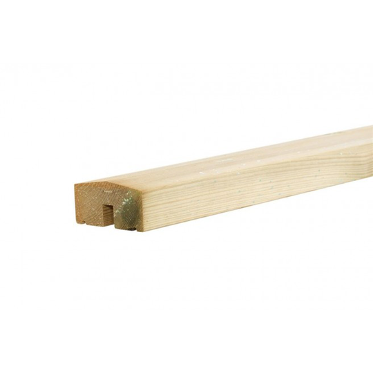 Plus Plank løsdel til plankeværk mellemtopafslutning 34x68mm x174cm trykimprægneret 17769-1