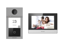 Hikvision Digital Technology DS-KIS604-S(B), 17,8 cm (7), LCD, 1024 x 600 pixel, Kapacitiv, Sort, Grå, Sølv, IP65