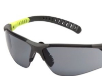 Pyramex sikkerhedsbrille grå - Sitecore, grå/lime, kurvede linser, justerbar 3 lgd