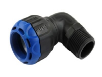 Vinkel med nippel 40mm x 1 - Isiflo Sprint