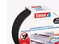 TESA 55588, Non-slip bath strip, Voksne, Sort, 50 mm
