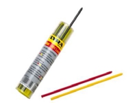 Dybhulspen refill rød, gul og sort Basic 12stk Lyra Dry 10,5 cm