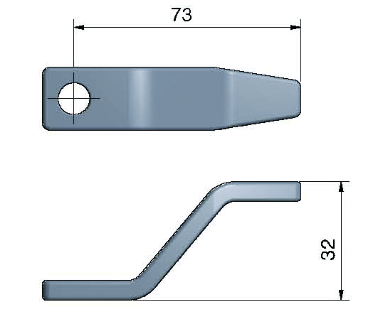 Rigel 2,5 lang, høj
