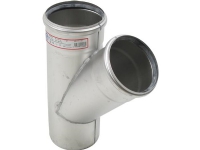 Blücher gr.rør 45gr.110mm - strømlinet RF AISI 304.Alm RF stål