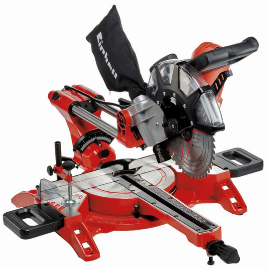 Einhell TC-SM 2534/1 dual kap-/geringssav med udtræk Ø250 mm 230V/2100W