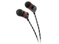 House of Marley Uplift - Øreproptelefoner med mik. - i øret - kabling - 3,5 mm jackstik - midnat