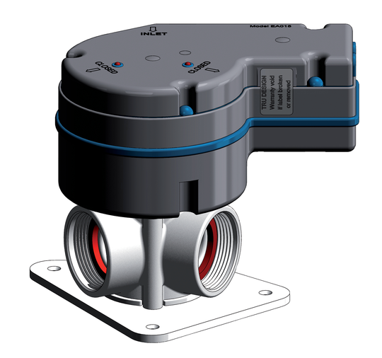 Tru-design Elektronisk y-ventil 24v Komposit