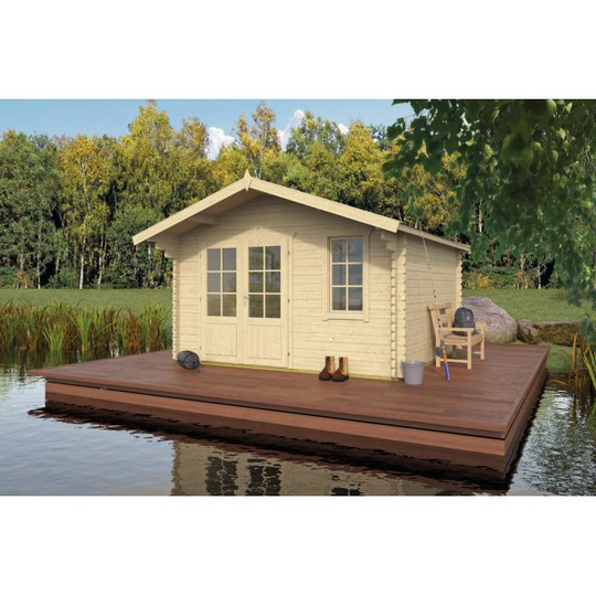 Wichita Bjælkehytte - 44 mm - 400880N - 14,44 m²