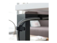 LTC WALL STRAPS - Kabelholder - overflademonterbar, vægmonterbar - 9 cm - sort (pakke med 10)