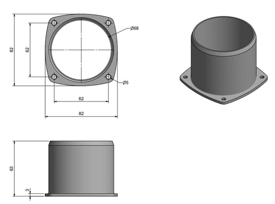 Slangeadapter til ventilator 480970