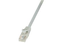 LogiLink - Patchkabel - RJ-45 (han) til RJ-45 (han) - 25 cm - UTP - CAT 5e - grå
