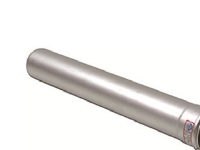 Blücher afl.rør Ø82mm X 500mm - RS 82 AISI 304.Alm RF stål