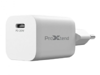 ProXtend - Strømforsyningsadapter - 30 Watt - 3 A - PD (USB-C) - hvid - Den Europæiske Union