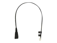 Jabra - Kabel til hovedsæt - RJ-10 han til Quick Disconnect han - 0.5 m