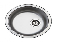 Uni stålvask Ø38 mat. - m.strainer