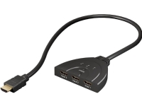 Goobay 58971, HDMI, HDMI, 1.4b, 3840 x 2160 pixel, 10000 Mbit/s, Sort