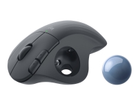 Logitech ERGO M575 for Business - Styrebold - højrehåndet - optisk - 5 knapper - trådløs - Bluetooth - Logitech Logi Bolt USB-modtager - grafit