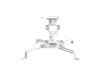 PureMounts PM-SPIDER-10W - Beslag - for projektor - stål - hvid - loftsmonterbar