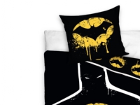 Batman Sengetøj 140 x 200, 100 procent bomuld