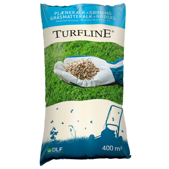 Turfline Plænekalk + Gødning (2-i-én) NPK 11-2-4 granuleret - 10 kg