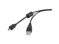 Renkforce RF-4382724, 1,5 m, Sort, 1 stk