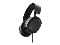 SteelSeries Arctis 3 Console - Headset - fuld størrelse - kabling - 3,5 mm jackstik - sort
