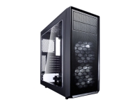 Fractal Design Focus G - Tower - ATX - sidepanel med vindue - ingen strømforsyning (ATX) - sort - USB/Lyd