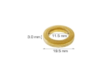 Home>it® hængselringe Ø19,5 x 3 mm messing