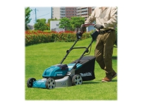 Makita Twin DLM460PT2 - Græsslåmaskine - ledningfri - 18 V - 5 Ah - 2 batterier - 2500-3300 opm - 46 cm - 25.3 kg