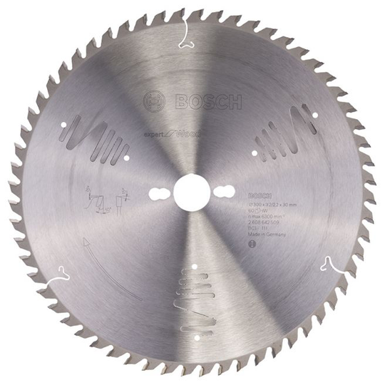Bosch Rundsavsklinge 300x3,2x30mm 60t Exp Wood - 2608642509
