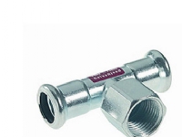 VSH tee muffe/muffe/muffe 35 mm X 3/4X35 mm fz
