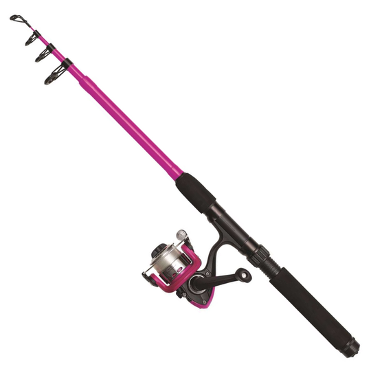 Kinetic Lille Viking Go Fishing 5'6 Spin fiskestang, Rød