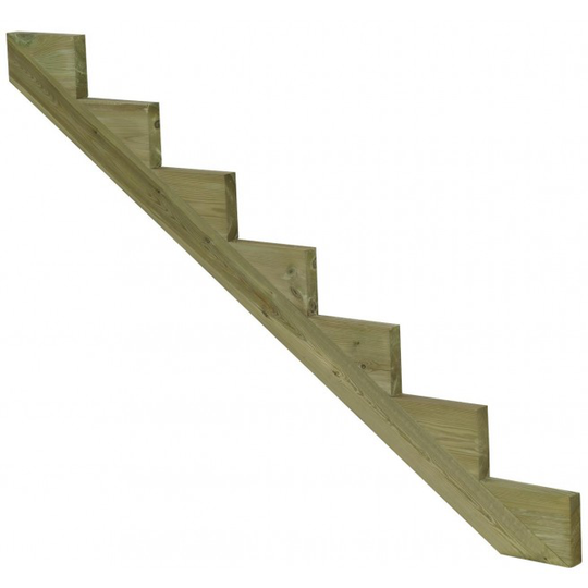 Plus Trappevange 7-Trin - 1 stk. side til terrassetrappe 546254