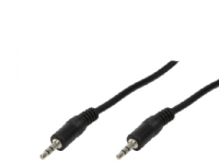 LogiLink - Audiokabel - stereo mini-jackstik han til stereo mini-jackstik han - 10 m - sort