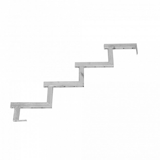 Hortus Galvaniseret trappevange 4-trin - 801-074