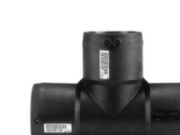 El-svejse T-stk 90° 125mm PN16 - med 3 muffer. For rør SDR11-SDR17,6. Frialen