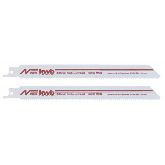 KWB Savklinger til bajonetsat, 180 mm, metal, 2 stk. - 49577800