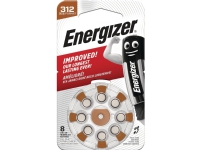 Batteri Energizer, høreapparat, pakke a 6X8 stk.