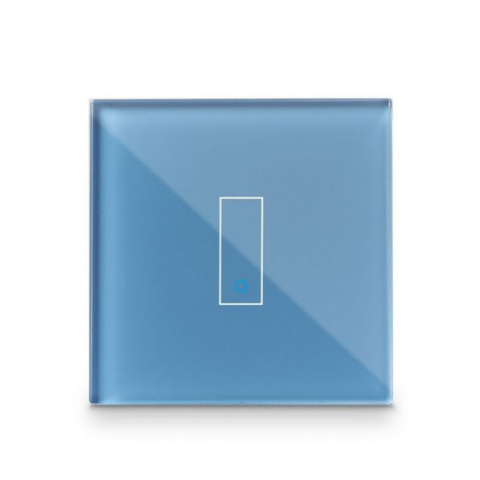 Iotty Smart Switch single button faceplate - Design your own smart switch Colour: Cyan