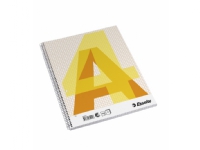 Kollegieblok Esselte kvadreret A4 m/spiralryg 70blade/stk. (stk.)